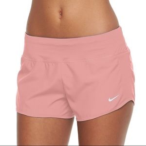 pink nike shorts w/ built-in spandex